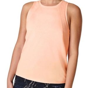 NWT Sweaty Betty XXS Pacesetter Running Vest Sunset Pink
